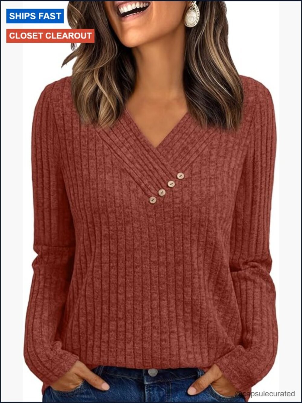 Long Sleeve V Neck Tunic Blouse Dressy Casual Work Top